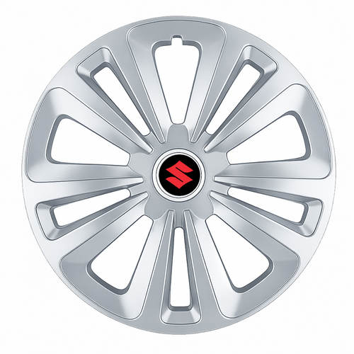 Set 4 Capace Roti Terra Gri R15 pentru Suzuki