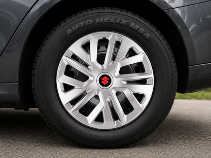 Set 4 Capace Roti 16 inchi (R16) Raven Gri, Compatibile Cu Suzuki
