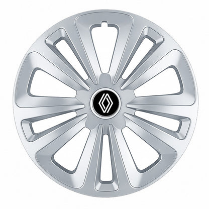 Set 4 Capace Roti Terra Gri R15 pentru Renault Nou
