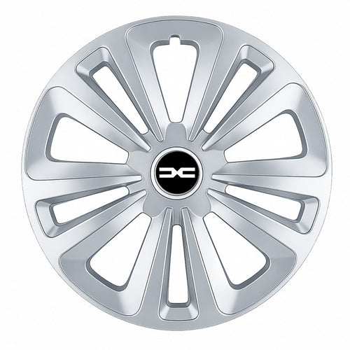 Set 4 Capace Roti Terra Gri R16, pentru Dacia Nou