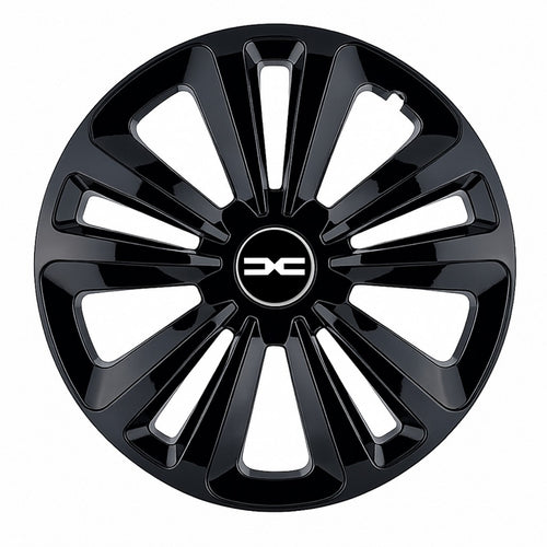 Set 4 Capace Roti Terra Negru R15, pentru Dacia Nou