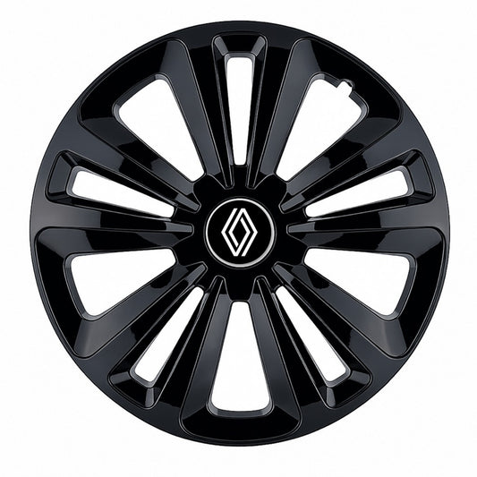 Set 4 Capace Roti Terra Negru R15, pentru Renault Nou