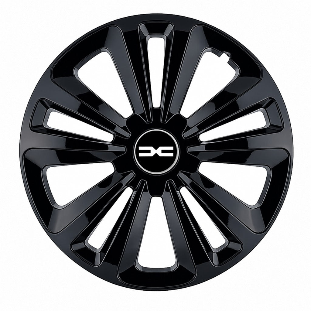 Set 4 Capace Roti Terra Negru R16, pentru Dacia Nou