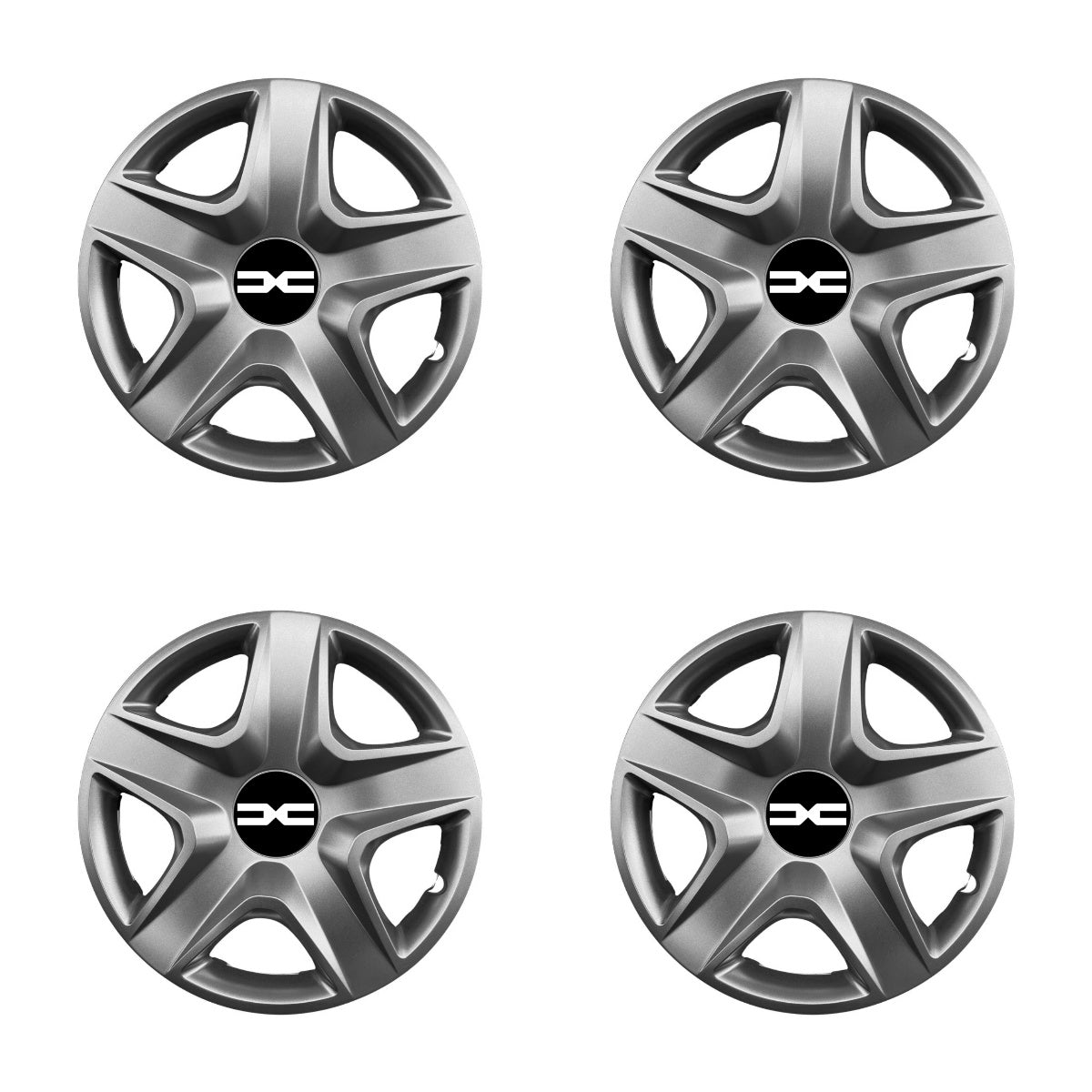 Set 4 capace roti 16 inchi (R16) compatibile NEW DACIA Logan, Sandero, Duster, Dokker, Model - 418