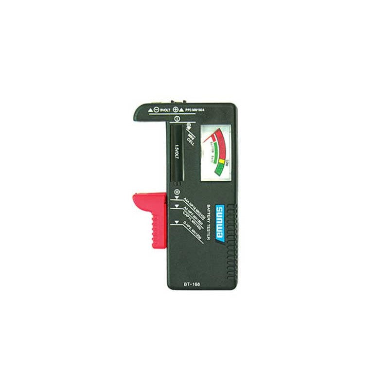 Tester baterii R3, R6, R14, R20, 9V si tip buton