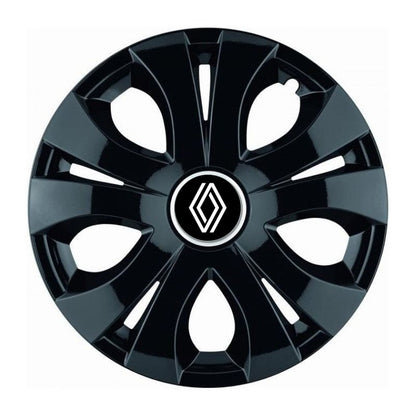 Set 4 Capace Roti Top Negru R14, Compatibil Cu Renault Nou