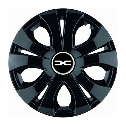 Set 4 Capace Roti Top Negru R16, Compatibil Cu Dacia Nou