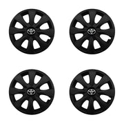 Set 4 capace roti potrivite jantelor de 15 inch compatibile TOYOTA, Model - 316 Black Edition