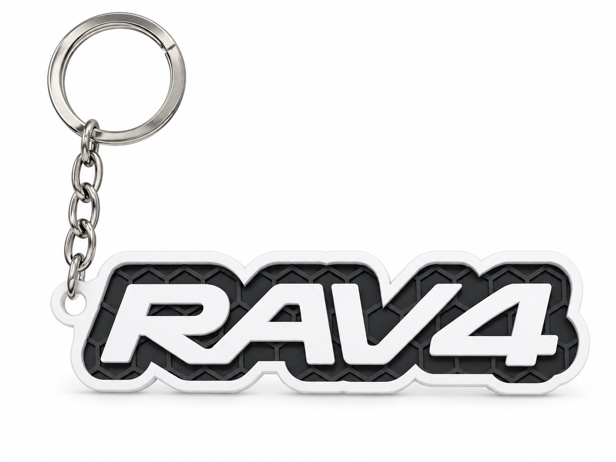 Breloc auto Toyota RAV4 cu lanț și inel