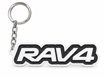 Breloc auto Toyota RAV4 cu lanț și inel