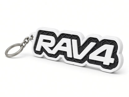 Breloc auto Toyota RAV4 cu lanț și inel