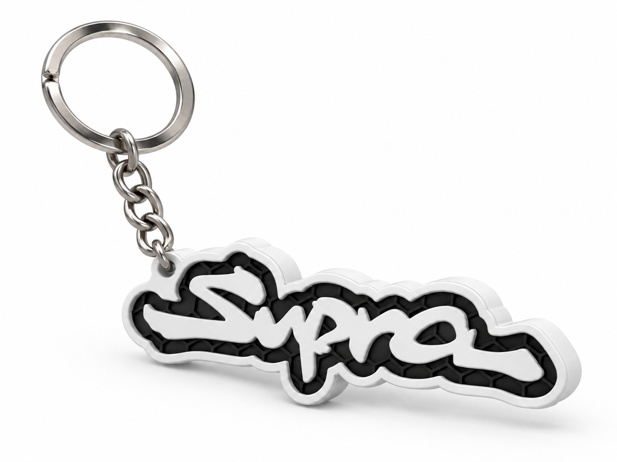 Breloc auto Toyota Supra cu lanț și inel