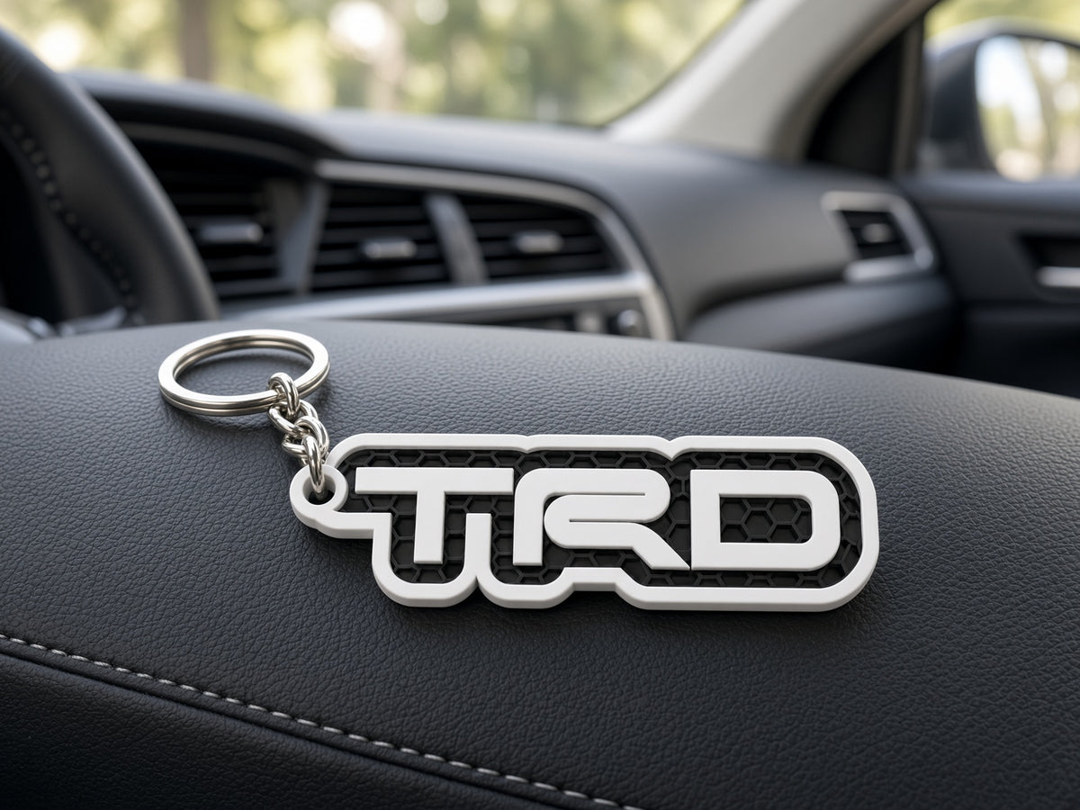 Breloc auto Toyota TRD cu lanț și inel