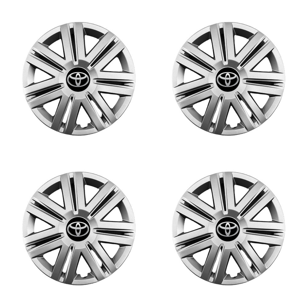 Set 4 capace roti potrivite jantelor de 14 inch compatibile Toyota, Model - 203