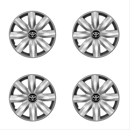 Set 4 capace roti potrivite jantelor de 14 inch compatibile Toyota, Model - 221