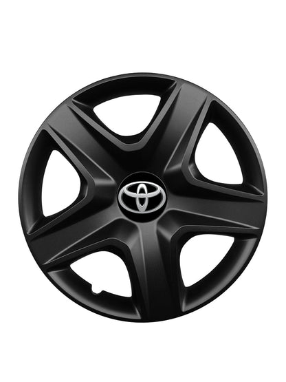 Set 4 capace roti potrivite jantelor de 16 inch compatibile TOYOTA, Model 418 Black