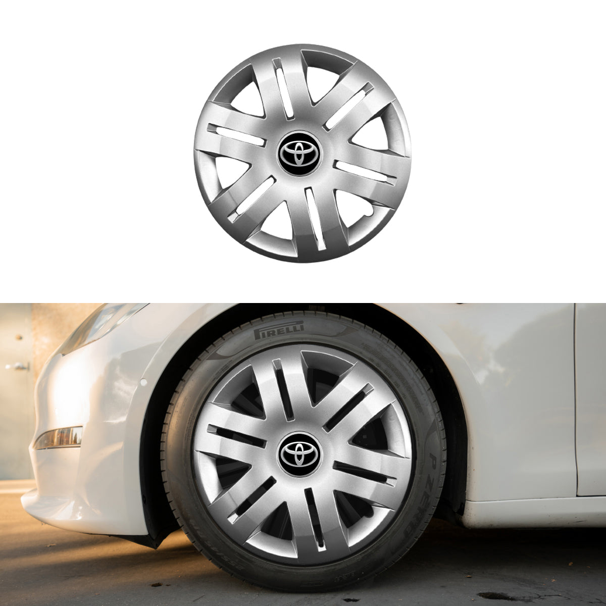 Set 4 capace roti potrivite jantelor de 16 inch compatibile gama TOYOTA model - 406