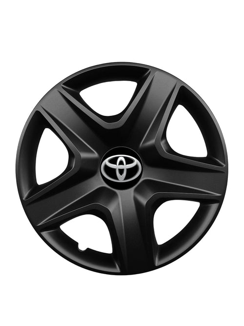 Set 4 capace roti potrivite jantelor de 15 inch compatibile TOYOTA, Model 340 Black