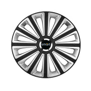 Set 4 capace roti R14 Compatibil Cu Smart Trend Silver-Black