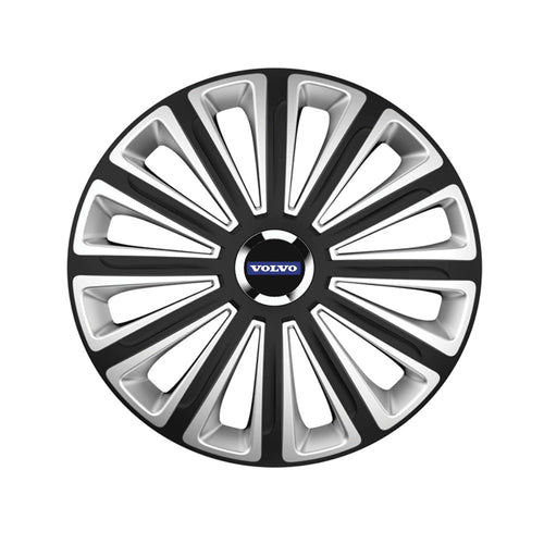 Set 4 capace roti R14 Compatibil Cu Volvo Trend Silver-Black