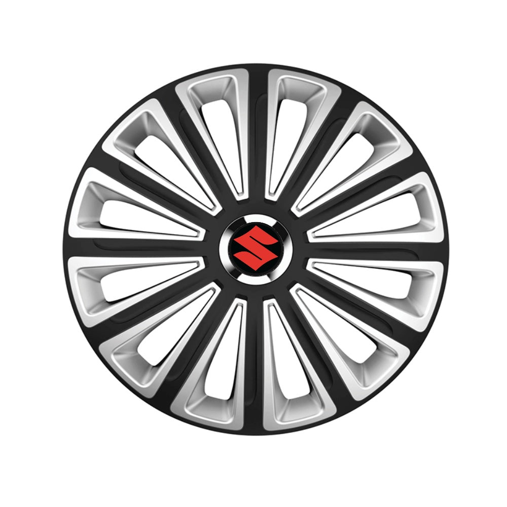Комплект 4 броя тасове R15 съвместими със Suzuki Trend Silver-Black