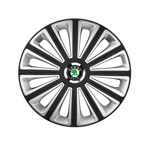 Комплект 4 таса R16 съвместими със Skoda Trend Silver-Black