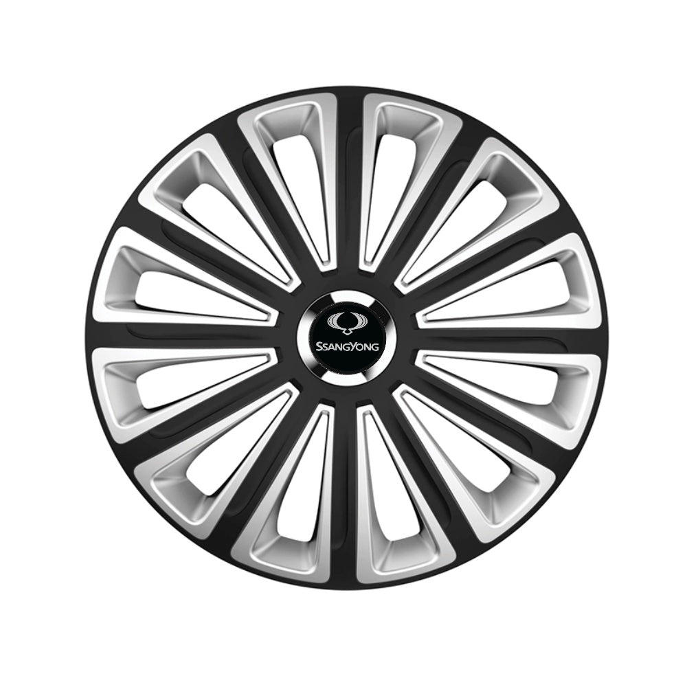 trend Set 4 capace roti Trend R16 pentru gama auto SsangYoung Trend Silver-Black