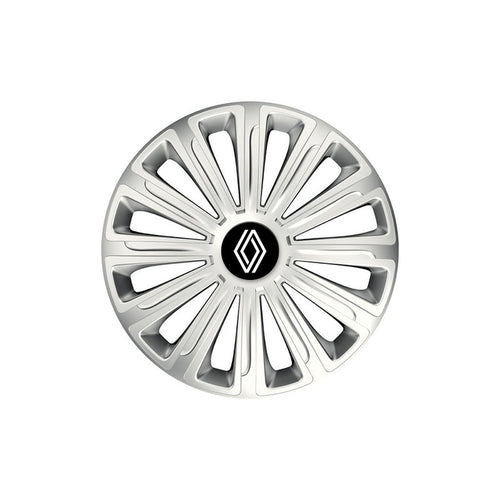 Set 4 capace roti Cu Inel Cromat Trend R16 Compatibil Cu Renault Nou