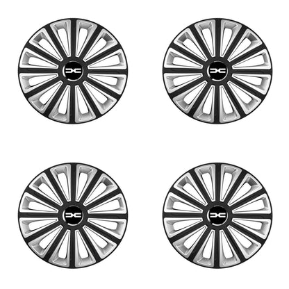 Set 4 capace roti R16 Compatibil Cu Dacia Nou Trend Silver-Black