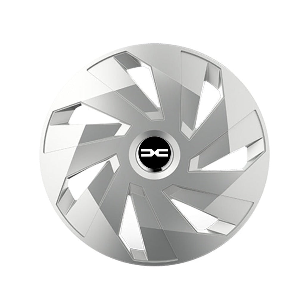 Set 4 capace roti Cu Inel Cromat Vector R16 Compatibil Cu Dacia Nou
