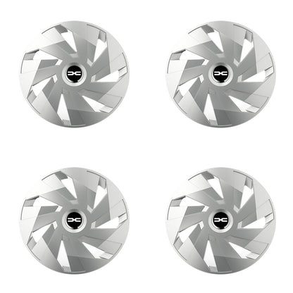 Set 4 capace roti Cu Inel Cromat Vector R16 Compatibil Cu Dacia Nou