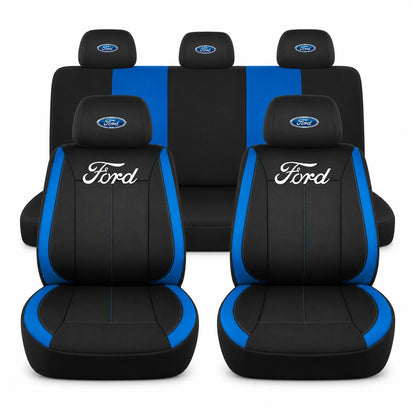 Set huse scaune Vision albastru cu logo Ford