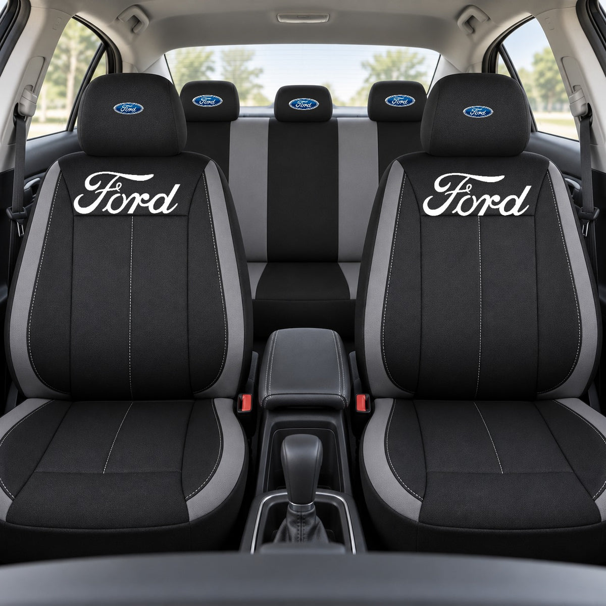 Set huse scaune Vision gri cu logo Ford