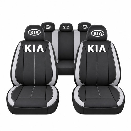 Set huse scaune Vision gri cu logo Kia
