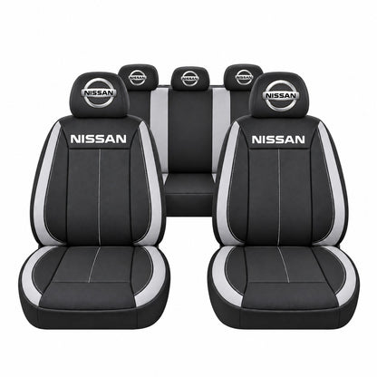 Set huse scaune Vision gri cu logo Nissan