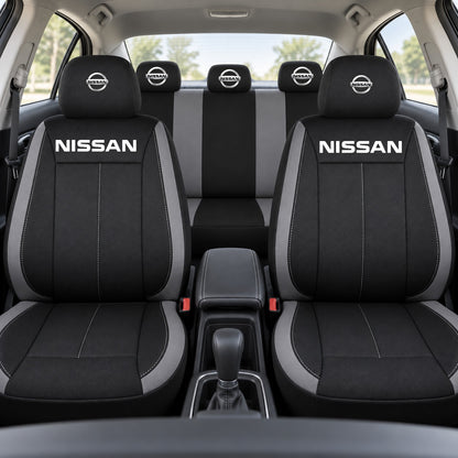 Set huse scaune Vision gri cu logo Nissan