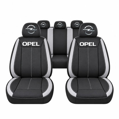 Set huse scaune Vision gri cu logo Opel