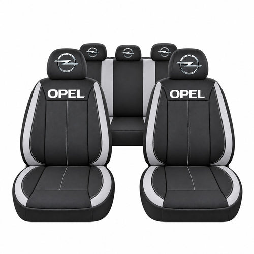 Set huse scaune Vision gri cu logo Opel