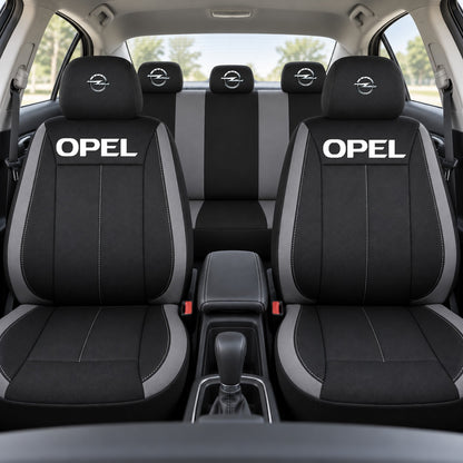 Set huse scaune Vision gri cu logo Opel