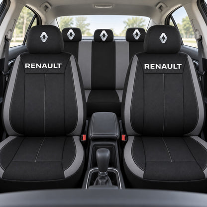 Set huse scaune Vision gri cu logo Renault