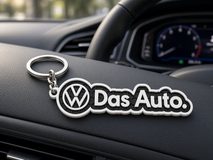 Breloc auto Volkswagen Das Auto cu lanț și inel