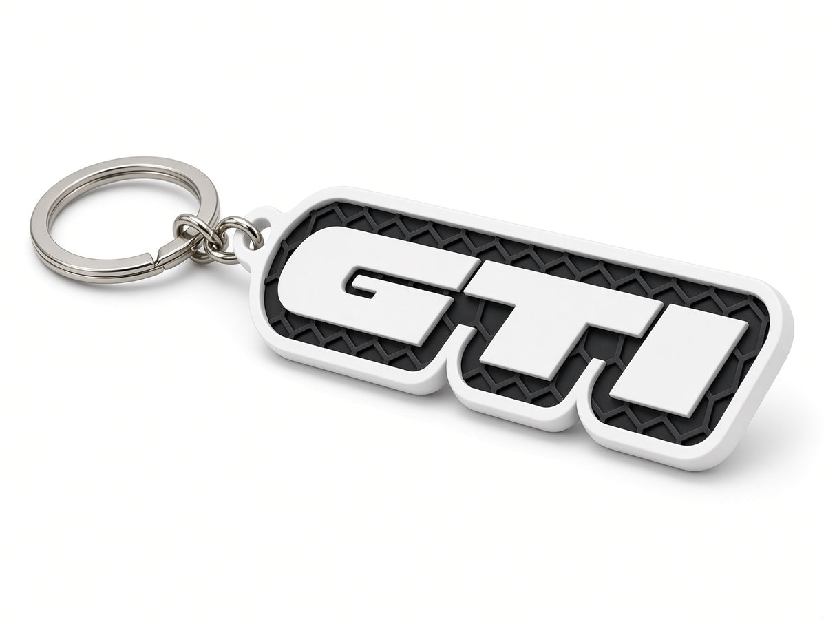 Breloc auto Volkswagen GTI cu lanț și inel
