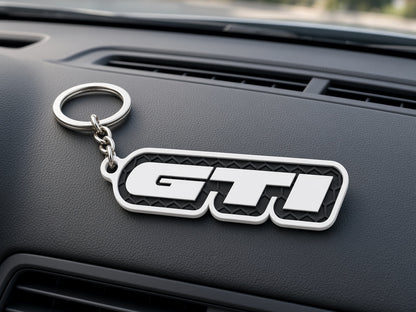 Breloc auto Volkswagen GTI cu lanț și inel