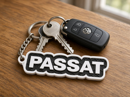 Breloc auto Volkswagen Passat cu lanț și inel