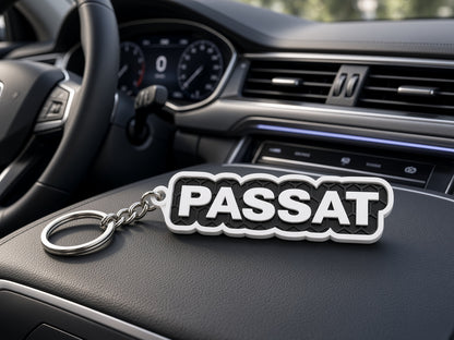 Breloc auto Volkswagen Passat cu lanț și inel