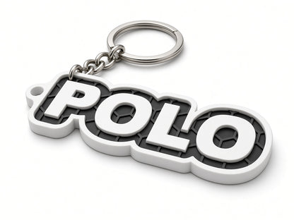 Breloc auto Volkswagen Polo cu lanț și inel