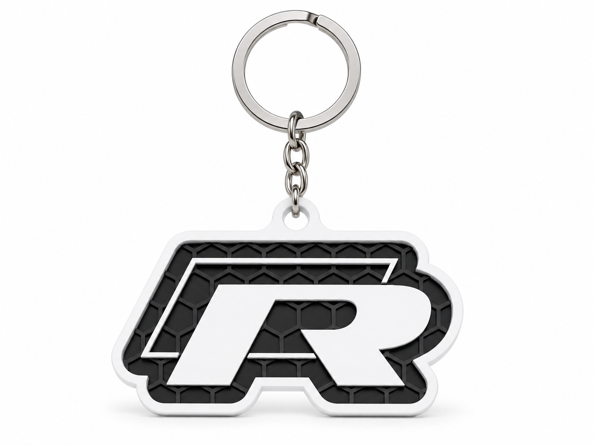 Breloc auto Volkswagen R cu lanț și inel