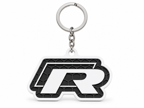 Breloc auto Volkswagen R cu lanț și inel