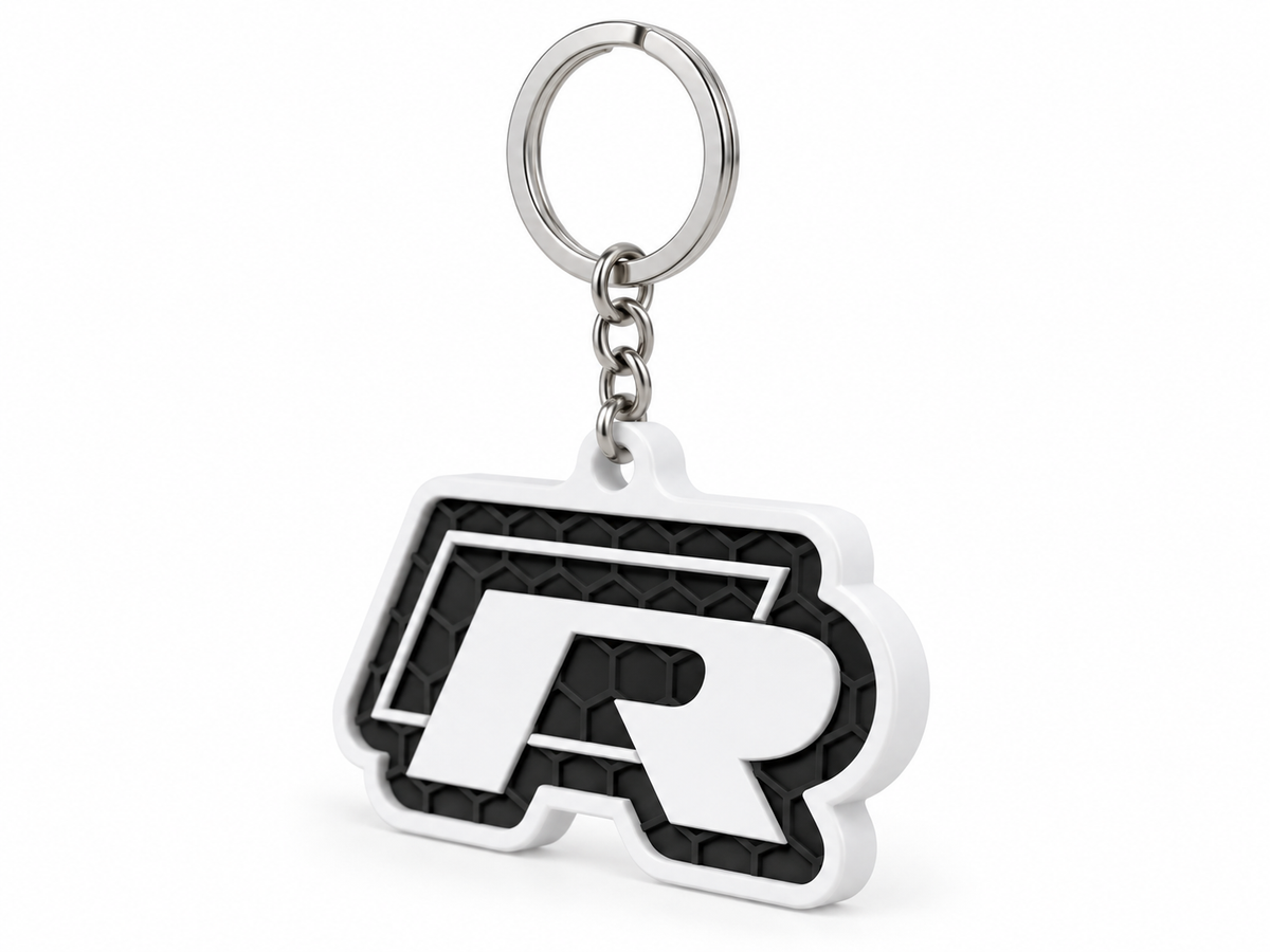 Breloc auto Volkswagen R cu lanț și inel