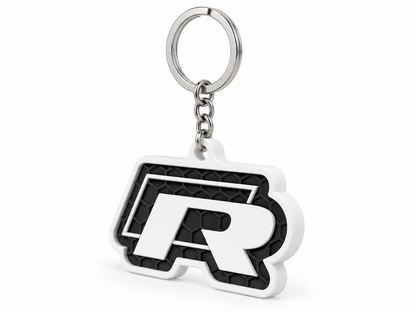 Breloc auto Volkswagen R cu lanț și inel